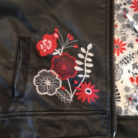 Biker-Style in imitation leather for girls, Orchestra size 6 - Picture 6 of 7